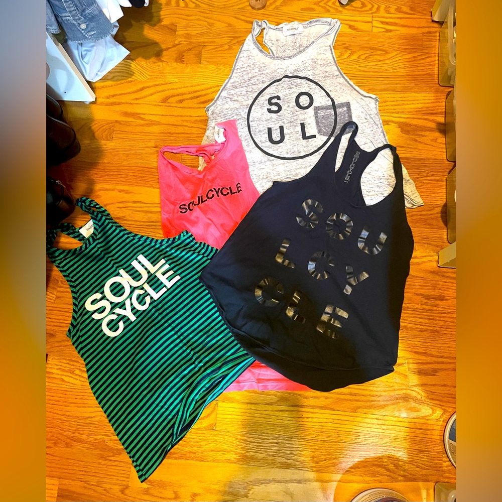Soul Cucle racerback tank set of 4